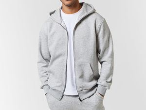 Conjunto Deportivo de 2 Piezas con Capucha, Estilo Urbano para Invierno, 100% Poliéster, Chaqueta Cortavientos, Traje de Gimnasio de Algodón, Chaqueta Deportiva con Cremallera y Pantalones Deportivos - Product Image 5