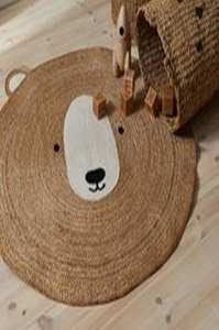 พรมและพรมปอกระเจารูปสัตว์สินค้าขายดีงานแฮนด์เมดขนาดเป็นมิตรต่อสิ่งแวดล้อม - Product Image 2