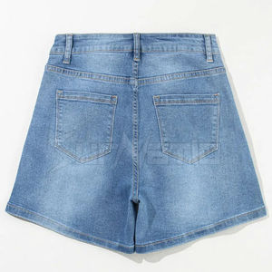 กางเกงยีนส์ขาสั้นสำหรับผู้ใหญ่กางเกงยีนส์2024กางเกงขาสั้นน้ำหนักเบาสไตล์ไม่ซ้ำใคร - Product Image 5