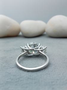 Anillo de Compromiso y Boda Clásico para Mujer, Diamante de Corte Brillante de 1.5ct, Engaste de Puntas, Certificado, Oro Rosa/Amarillo/Blanco de 14k/18k, VVS - Product Image 4