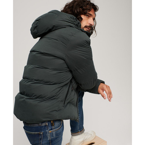 Latest Men's Custom OEM Puffer <b>Jacket</b> for Men Customized Logo Casual Winter <b>Jacket</b> for Men with Pockets with Oem Service - Product Image 3