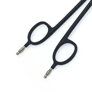 Ciseaux bipolaires électriques à micro-pointe en acier inoxydable allemand, couleur noire brillante, revêtement - Product Image 6