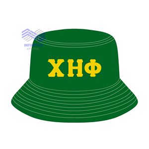 Chi Eta Phi Custom <b>Green</b> Bucket Hat - Product Image 1