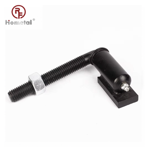 Charnière <span class=keywords><strong>de</strong></span> <span class=keywords><strong>portail</strong></span> en acier soudé avec tige filetée réglable <span class=keywords><strong>pour</strong></span> l'installation <span class=keywords><strong>de</strong></span> portes métalliques - Product Image 2