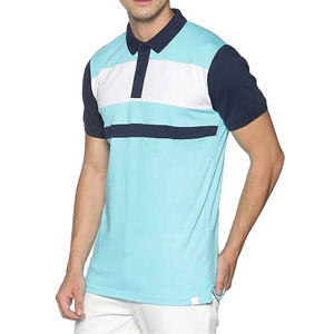 Polo T-shirt pour homme avec logo brodé personnalisé pour l'été et polos de sport de plein air tendance pour homme - Product Image 1