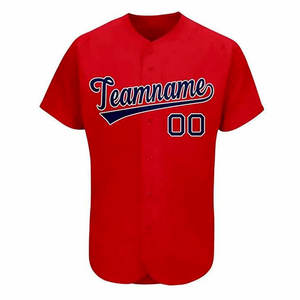 Venta caliente de alta calidad logotipo personalizado impresión peso ligero 2024 equipo deportes desgaste uniforme de béisbol en varios colores - Product Image 2