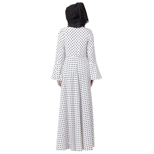 Abaya islamique pour femmes de haute qualité - Personnalisable, tissu en mousseline de coton 100%, taille plus, design simple et uni, coupe trapèze - Product Image 5