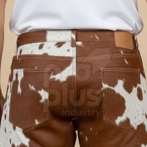 กางเกงขาสั้นลำลองฤดูร้อนระบายอากาศแห้งเร็วเอวกลางหนังแท้เป็นมิตรกับสิ่งแวดล้อมสำหรับผู้ชายและผู้หญิง - Product Image 4