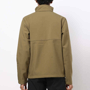 เสื้อแจ็คเก็ตซอฟต์เชลล์น้ำหนักเบาสำหรับผู้ชาย ดีไซน์มีฮู้ดผ้าแคนวาส สไตล์สตรีทแวร์ ผลิตจากโพลีเอสเตอร์ 100% แห้งเร็ว ระบายอากาศได้ดี - Product Image 4