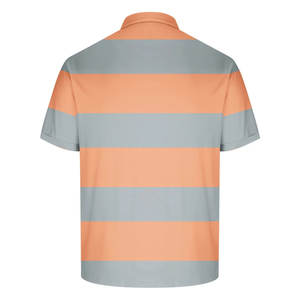 Color sólido de la moda de los hombres para las camisetas del polo Algodón Piqué Casual Tops OEM ODM Disponible Jersey Tela - Product Image 3