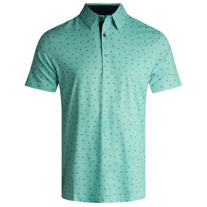 เสื้อโปโลคอปกสีตัดกันของผู้ชายเสื้อโปโลกีฬาประสิทธิภาพสูงเสื้อโปโลไซส์ใหญ่พิเศษออกแบบโลโก้ได้ตามต้องการ - Product Image 1