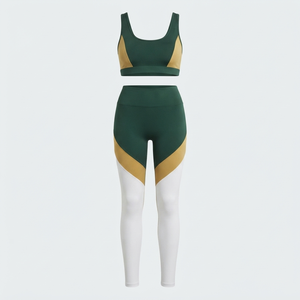 Leggings de Cintura Alta Ligeros de Alta Calidad, Ropa Deportiva sin Costuras, Ropa de Trabajo para Mujer, Conjunto de Fitness de Dos Piezas, Conjunto de Yoga - Product Image 2