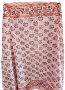 Pareo de Algodón 100% Puro con Estampado Floral Hecho a Mano, Traje de Baño de Una Pieza para Mujer - Product Image 2