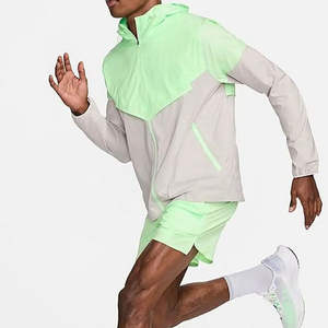 Vestes coupe-vent imperméables respirantes chauffantes à col montant et capuche pour homme, idéales pour l'hiver et les activités de plein air, avec logo frontal - Product Image 2