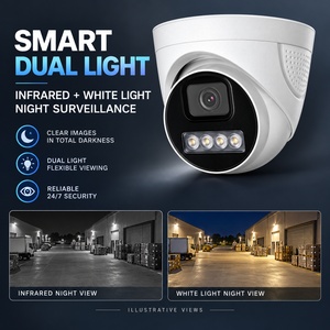 กล้องไอพี 5MP PoE AI การตรวจจับมนุษย์ สมาร์ท ดูอัลไลท์ ไนท์วิชั่น ONVIF กล้องวงจรปิดกลางแจ้ง กล้องรักษาความปลอดภัย ขายส่ง - Product Image 6