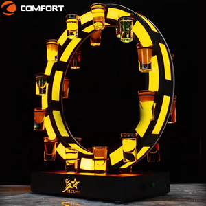 Индивидуальный Логотип Новый Дизайн Перезаряжаемый шампанское держатель дисплея бутылка ведущего - Product Image 2