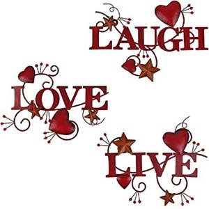 Signe de vie du lac noir en métal, décoration murale de la maison, du bureau, lettre de l'alphabet pour la chambre à coucher, le salon, le bureau - Product Image 6