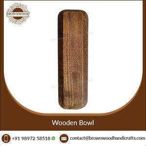 High Quality Wholesale Supply Vintage Brown Color Rectangular Shape Wooden <b>Dough</b> <b>Bowl</b> for Home, Restaurants & Hotel - Product Image 2