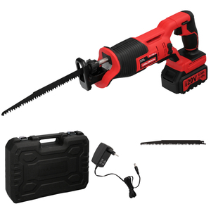 Sega a batteria 20 V con batteria da 4 Ah. Legno Tagliato 100 mm. Acciaio 6 mm. - Product Image 1