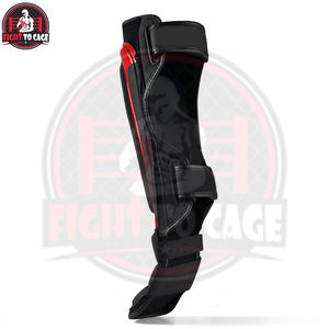 El Mejor Proveedor de Espinilleras de Boxeo Ligeras y Modernas para Entrenamiento de Combate, Equipo de Boxeo Protector de Cuero con Cierre de Velcro - Product Image 3