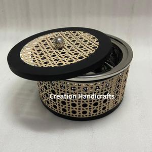 Nouveau design élégant de chauffe-plats en métal, chauffe-plats, chauffe-plats et casserole avec finition noire et argentée pour le Ramadan - Product Image 2