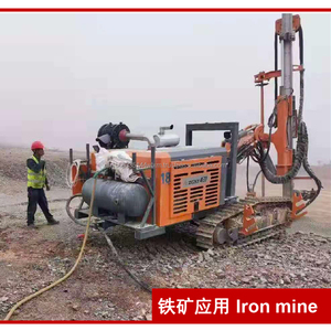 Plataformas de perforación de roca profunda montadas sobre orugas Máquina de perforación de núcleo de orificio de explosión con componentes de engranaje y rodamiento a la venta - Product Image 5