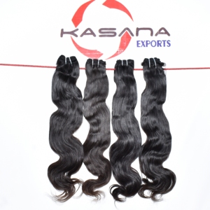 ผมต่อของผู้หญิงสีดำธรรมชาติสี100% เวียดนามการต่อผมมนุษย์มีหนังกำพร้าไม่มีคนอินเดีย - Product Image 4