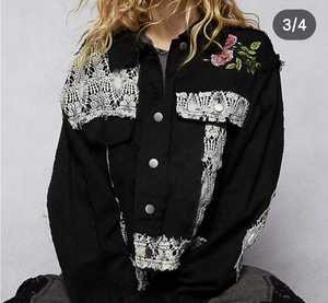 Chaqueta vaquera MOQ más bajo servicios OEM Chaqueta vaquera para mujer con calidad superior Precio barato Logotipo propio Instalaciones impresas 2025 - Product Image 2