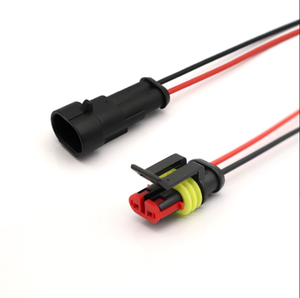 AMP 1.5 Su Geçirmez Otomotiv Konnektör Kablosu DJ7021 Erkek/Dişi Fiş, 1.5mm, IP67 Su Geçirmez Kablo Demeti - Product Image 3