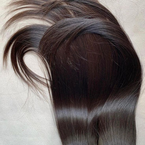 Extensiones de Cabello Humano Natural Remy Indio de Alta Calidad a Precio de Fábrica al por Mayor, Cabello Virgen Crudo con Cutícula Alineada - Product Image 2