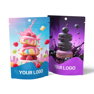 Tùy chỉnh Mylar túi in OEM Dịch vụ giá rẻ 3.5g 7g 14g 1oz đứng lên Túi Ziplock bao bì cho thực phẩm đồ ăn nhẹ túi ăn được - Product Image 3