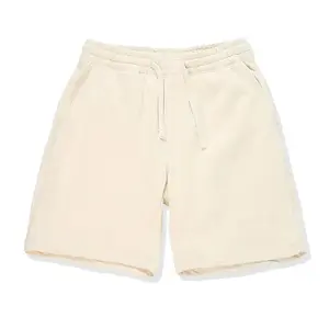 Men's Winter Sporty Print Breathable Canvas <b>Elastic</b> Mid Waist Shorts 100% Cotton Worsted Nonwoven Quick Dry Anti-Wrinkle 220g - Product Image 5