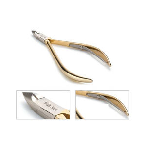 Venta superior de la mejor calidad de acero inoxidable de boca recta pinzas y cortadores de uñas para uñas Podología pinzas de uñas - Product Image 4