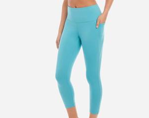 Mallas deportivas y de yoga para mujer de alta calidad, transpirables y ligeras, colores personalizados/logotipo, superventas, posición de cintura - Product Image 4