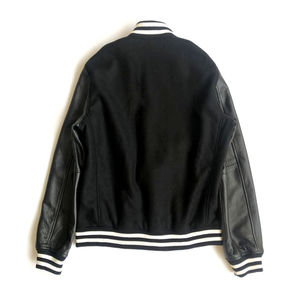 Vente flash, veste de baseball de qualité supérieure, logo personnalisé, lettres, manches en cuir, vestes universitaires chaudes d'hiver, broderie, logo imprimé - Product Image 2