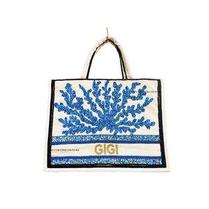 Grand sac fourre-tout bohème durable pour femme, à ouverture supérieure, avec accents perlés, ornements en strass et perles, sac à main de taille moyenne, pochette - Product Image 4