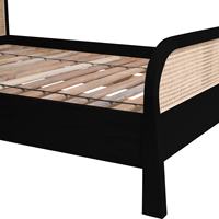Willow Cama Queen en MangowoodBlack Rattan