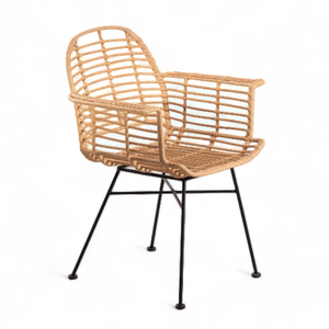 Hot Sale <b>Outdoor</b> Solid Wood Woven <b>Stackable</b> <b>Chair</b> for Bedroom & Park Use - Product Image 2