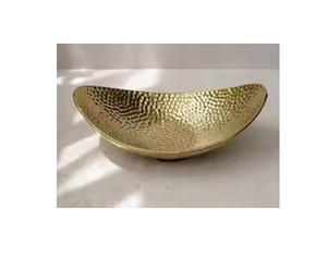 ชามอลูมิเนียมชุบทองสำหรับเสิร์ฟช็อคโกแลตและของหวานชามเคลือบอลูมิเนียมดีไซน์ใหม่ล่าสุด - Product Image 1