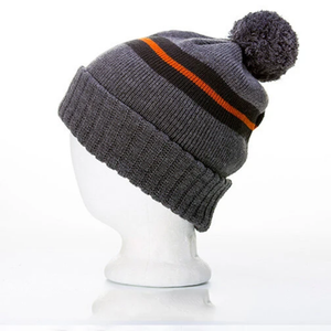 Haute qualité chaud hiver tricot bonnet chapeaux 100% acrylique Logo personnalisé produits en gros Jacquard tricot bonnet chapeaux vêtements doux - Product Image 6