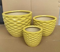 Nouvelle conception, style classique, pots à fleurs en céramique sculptés à la main multicolores pour jardin d'intérieur, maison, hôtel et décoration de sol, Vietnam
