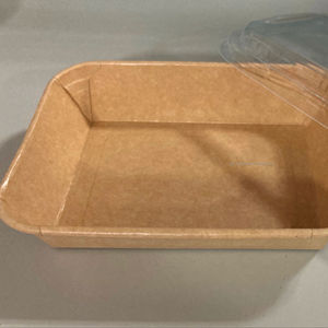 Caja de Comida Desechable de Papel Kraft con Logotipo Personalizado de Taiwán, Caja Ecológica para Llevar - Product Image 1