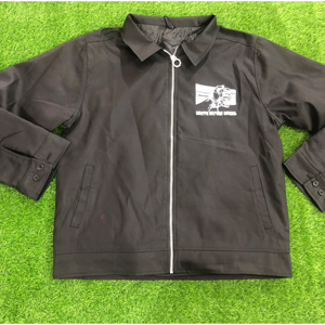 Chaqueta de trabajo de sarga de diseño y logotipo propio personalizado de alta calidad para hombre 2024 - Product Image 1