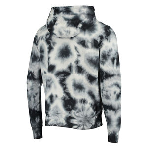 Sudadera con capucha acolchada para hombre al por mayor, Jersey de invierno cómodo con estampado teñido anudado y Cuello acolchado y logotipo personalizado de secado rápido - Product Image 6