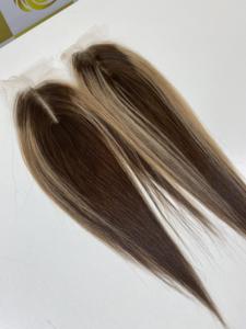 BONESTRAIGHT 100% Densidad Cierre de encaje transparente Hecho en Vietnam Super Calidad Piano Color Cabello humano Tejido Pelucas Tendencia caliente - Product Image 3