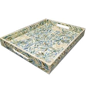 Bandeja de Servicio de Lujo Más Vendida, Hecha de Nácar, para Exhibición de Alimentos, Decoración del Hogar, Uso en Restaurantes y Banquetes, Disponible para la Venta - Product Image 1