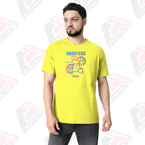 เสื้อยืดผ้าลูกฟูกสำหรับผู้ชายผ้าเดนิมผ้าลูกฟูกที่เป็นมิตรต่อสิ่งแวดล้อมนุ่มและสบายเป็นพิเศษสำหรับฤดูร้อน - Product Image 5