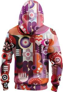 Sweat-shirts à capuche en coton pour hommes, design personnalisé, prix bas – Respirants et écologiques, imprimés en relief, anti-boulochage - Product Image 6