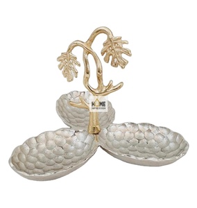 Cuenco decorativo de diseño de lujo recién llegado hecho de cuencos de Metal Real para servir decoración de mesa de Hotel y hogar cuencos de Metal para la venta - Product Image 1