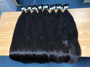 Cheveux Vietnamiens Naturels Raides 80 cm, Cheveux Humains Très Soyeux et Tellement Lisse de Couleur Noire Naturelle - Product Image 2